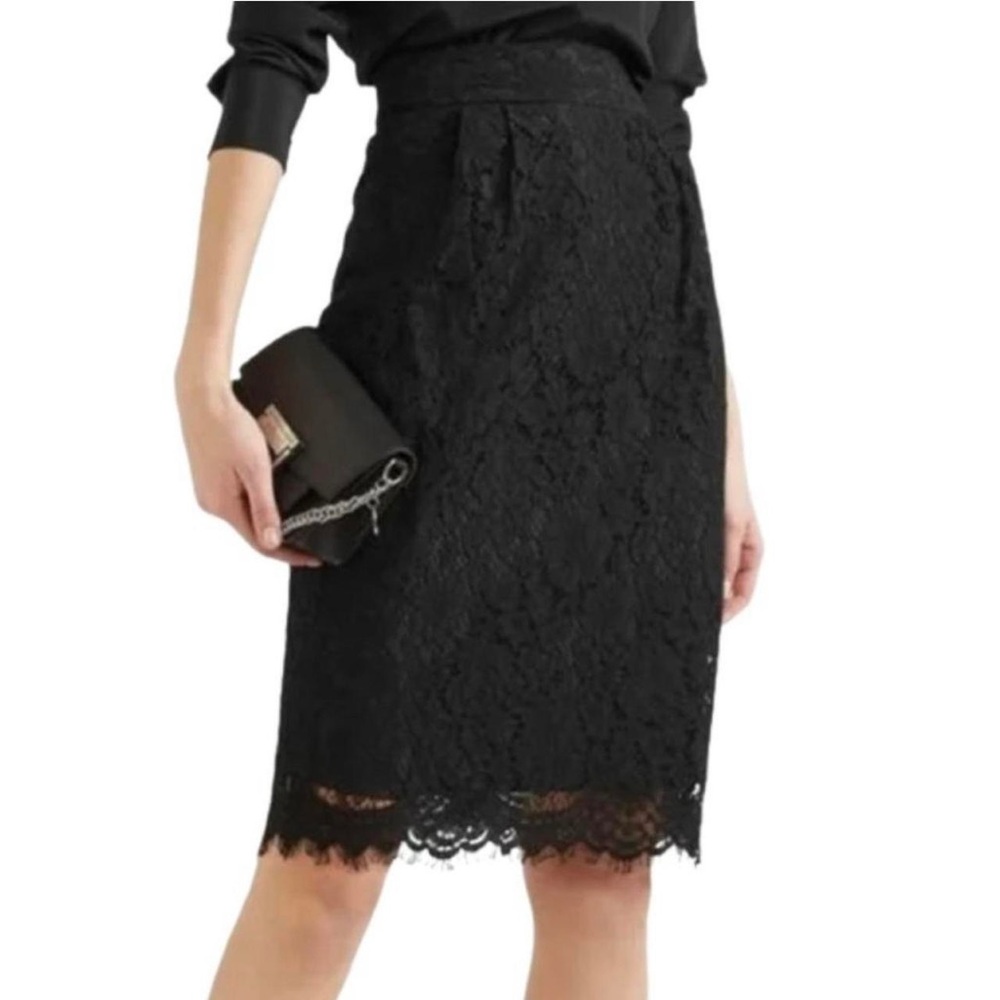 Elegant Black Lace Skirt J.CREW size 2T